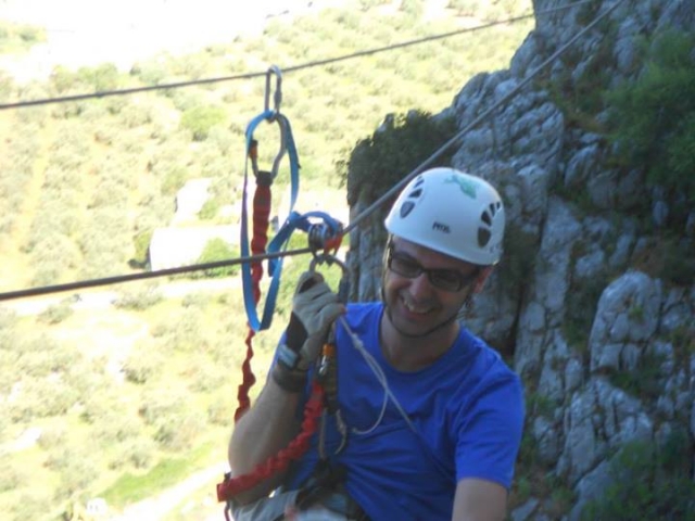  Via ferrata with zip line